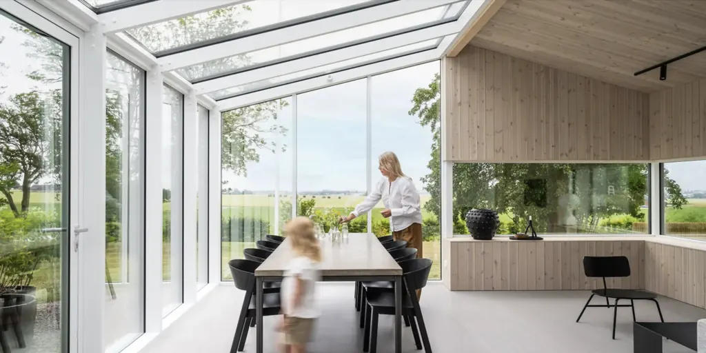 Takfönster och glastak hos N.P. Ringström